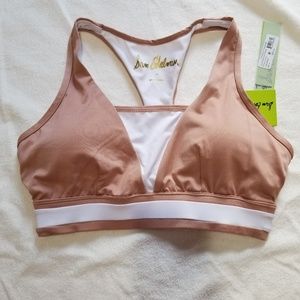 Sam Edelman Dusty Pink Sports Bra Sz Sm Racer Back